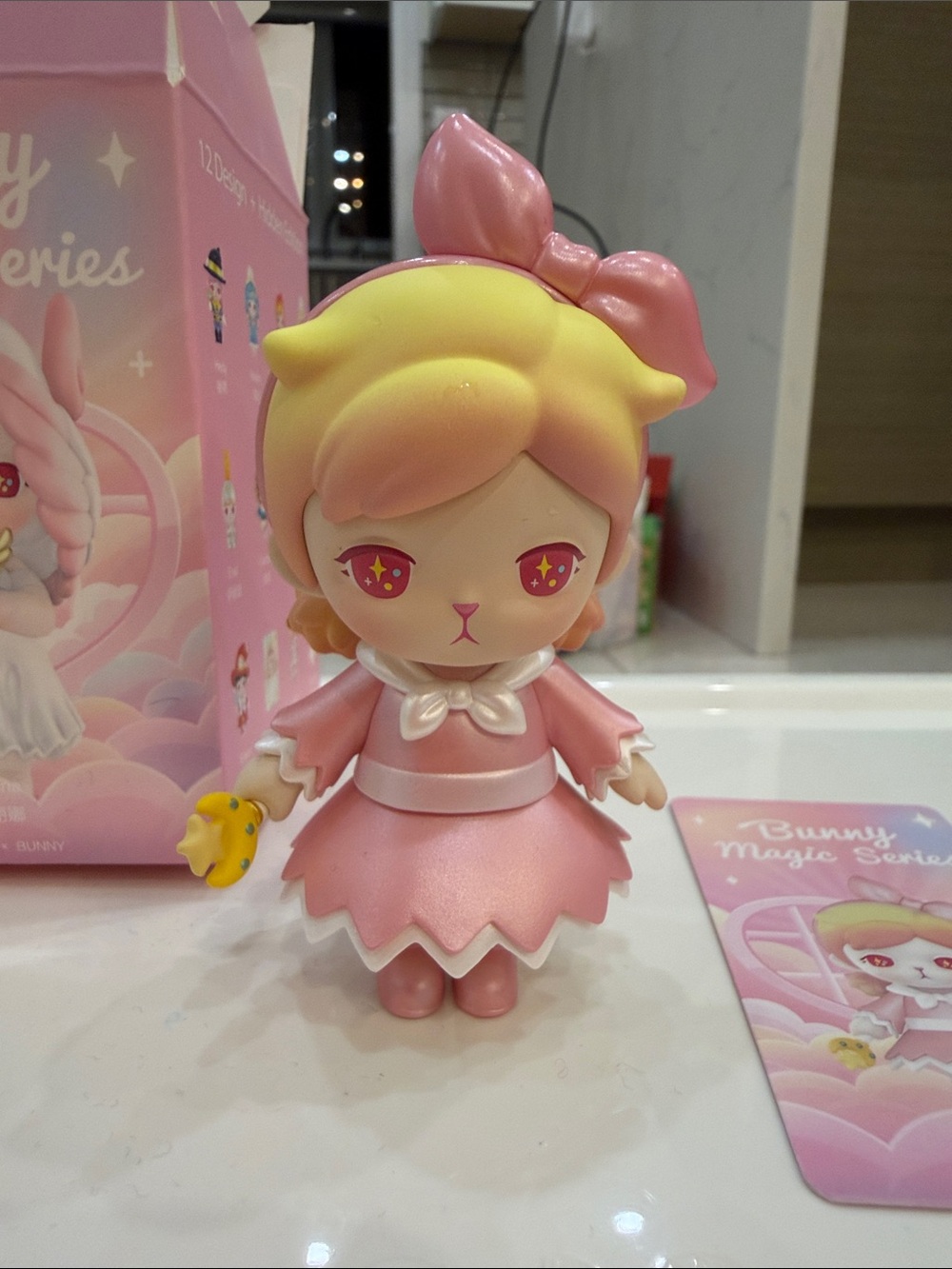 Bunny Magic Series Pink Collectible Figure - Pink